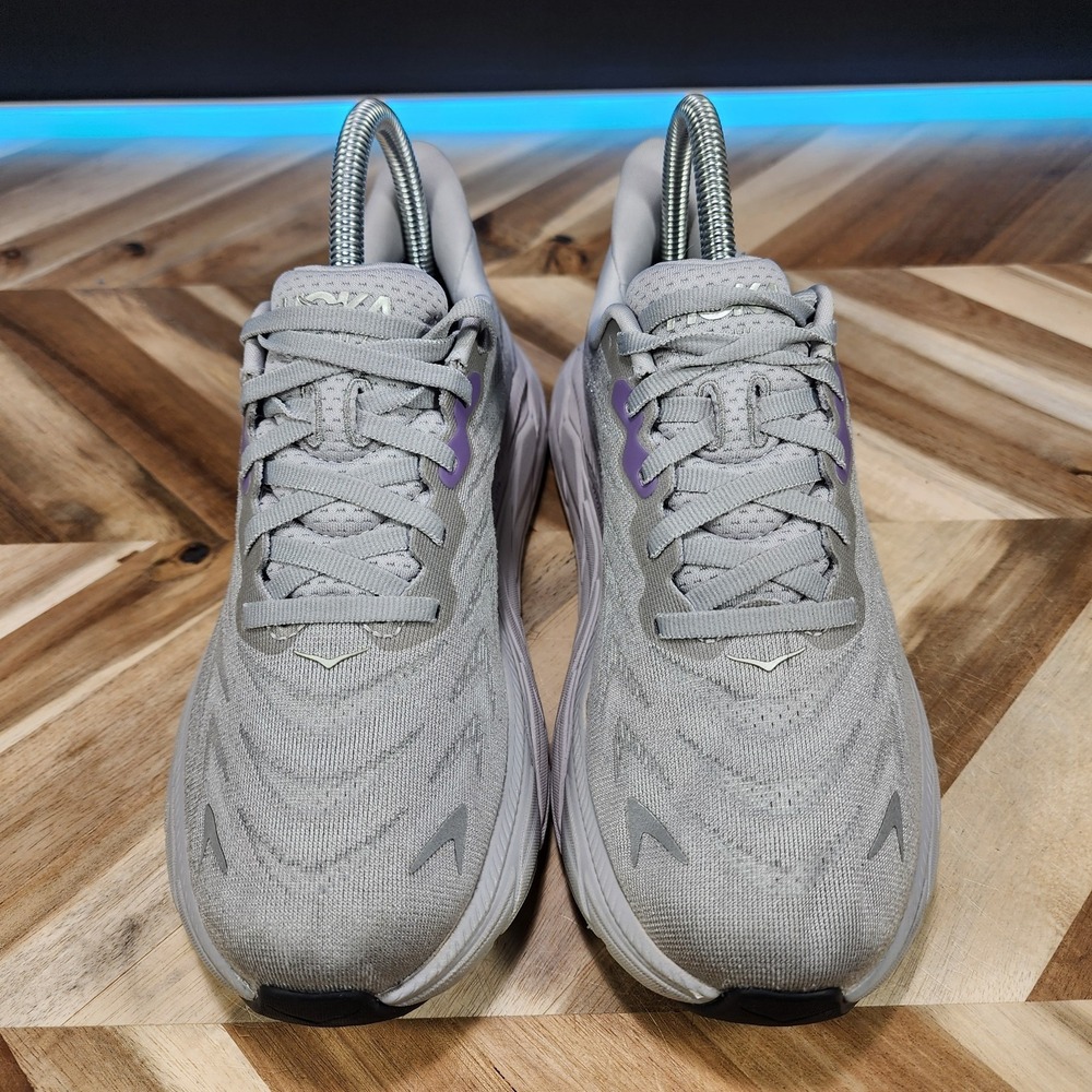 Hoka Arahi 6 Harbor Mist Silver Purple Women's Running Shoes Size 6 1123195-HMSL - Picture 3 of 13